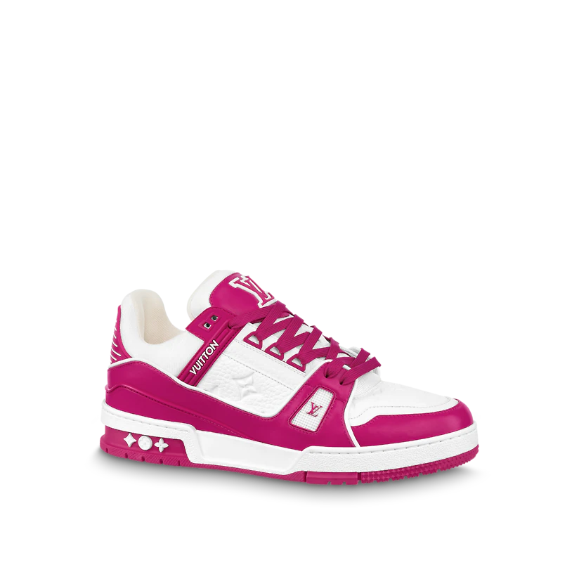 GIÀY LOUIS VUITTON LV TRAINER SNEAKER FUCHSIA