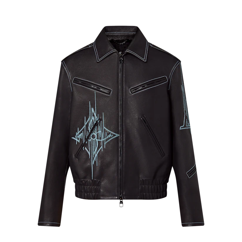 ÁO LOUIS VUITTON LV FREQUENCY CHIC LEATHER BLOUSON