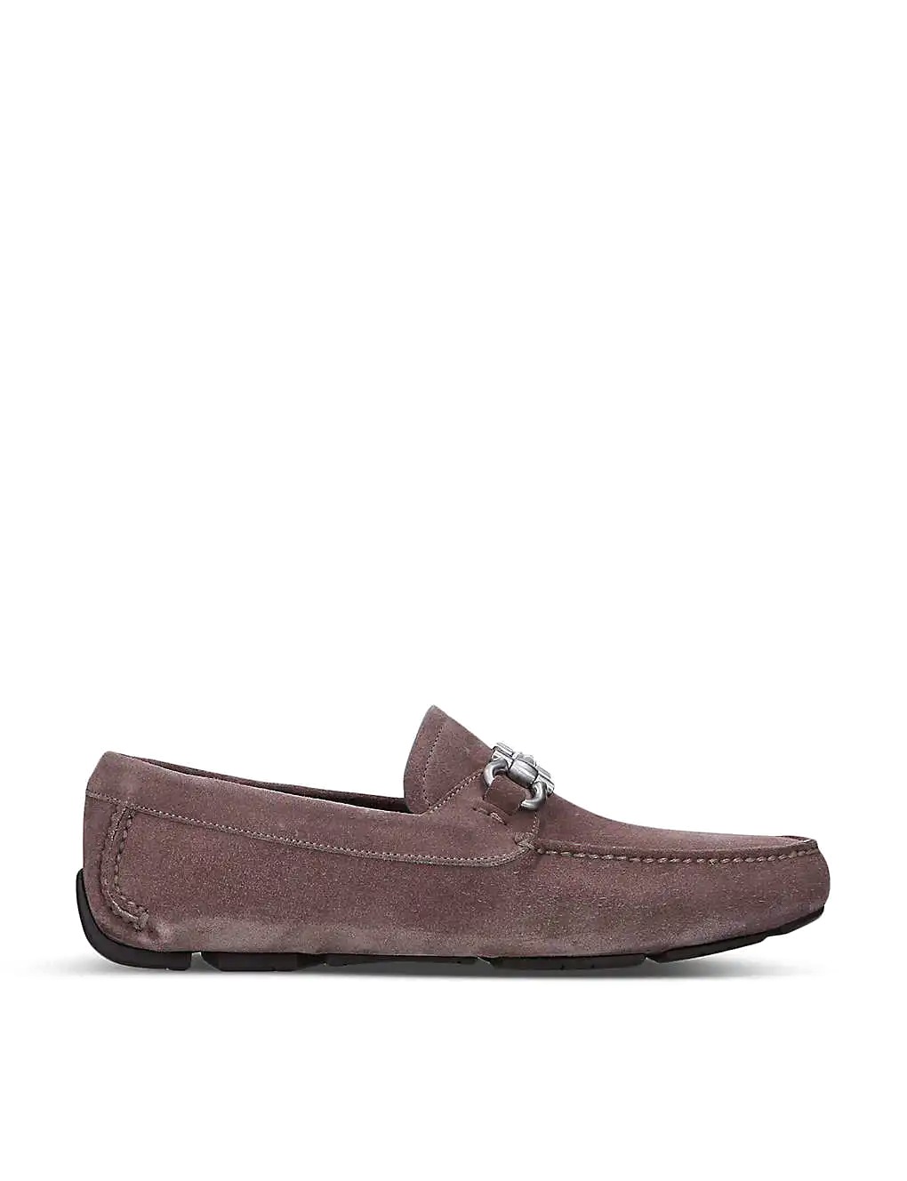 GIÀY SALVATORE FERRAGAMO Parigi buckled leather driver shoes
