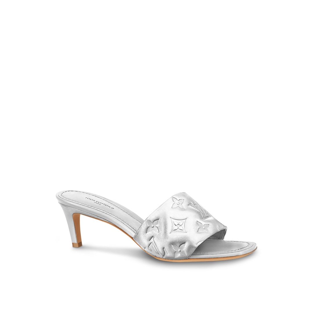 DÉP LOUIS VUITTON REVIVAL MULE SILVER