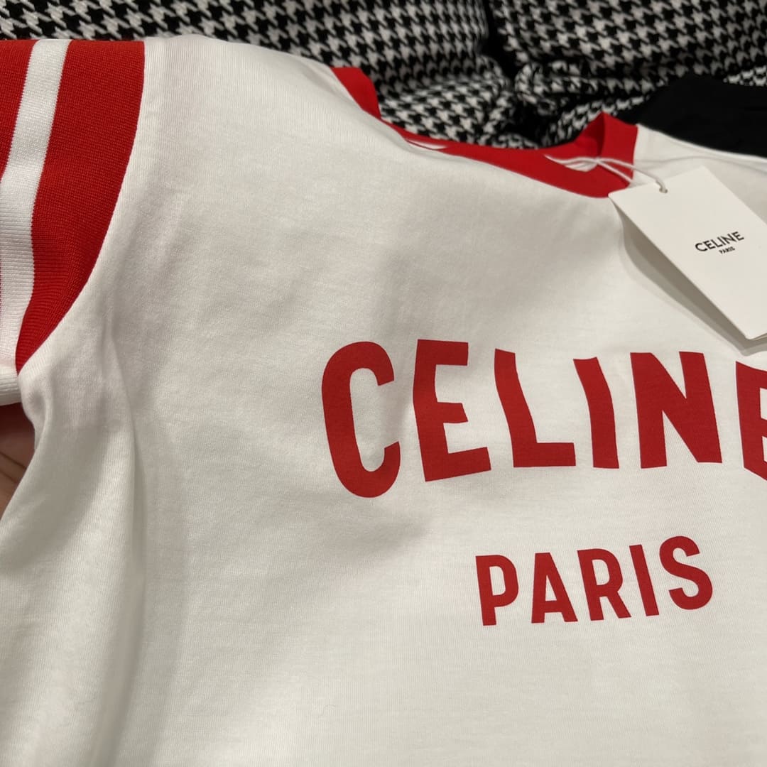 ÁO CELINE PARIS LOGO T SHIRT