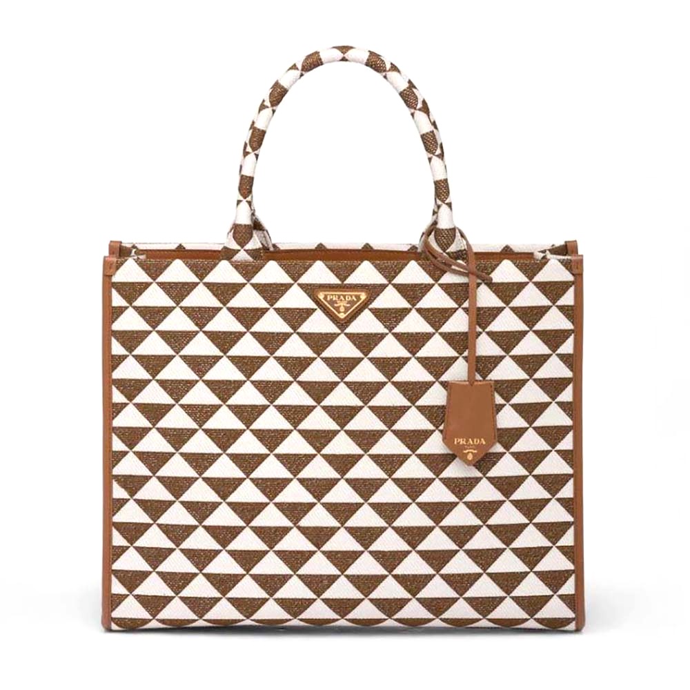 TÚI Prada Wome Small Prada Symbole Jacquard Fabric Micro Bag