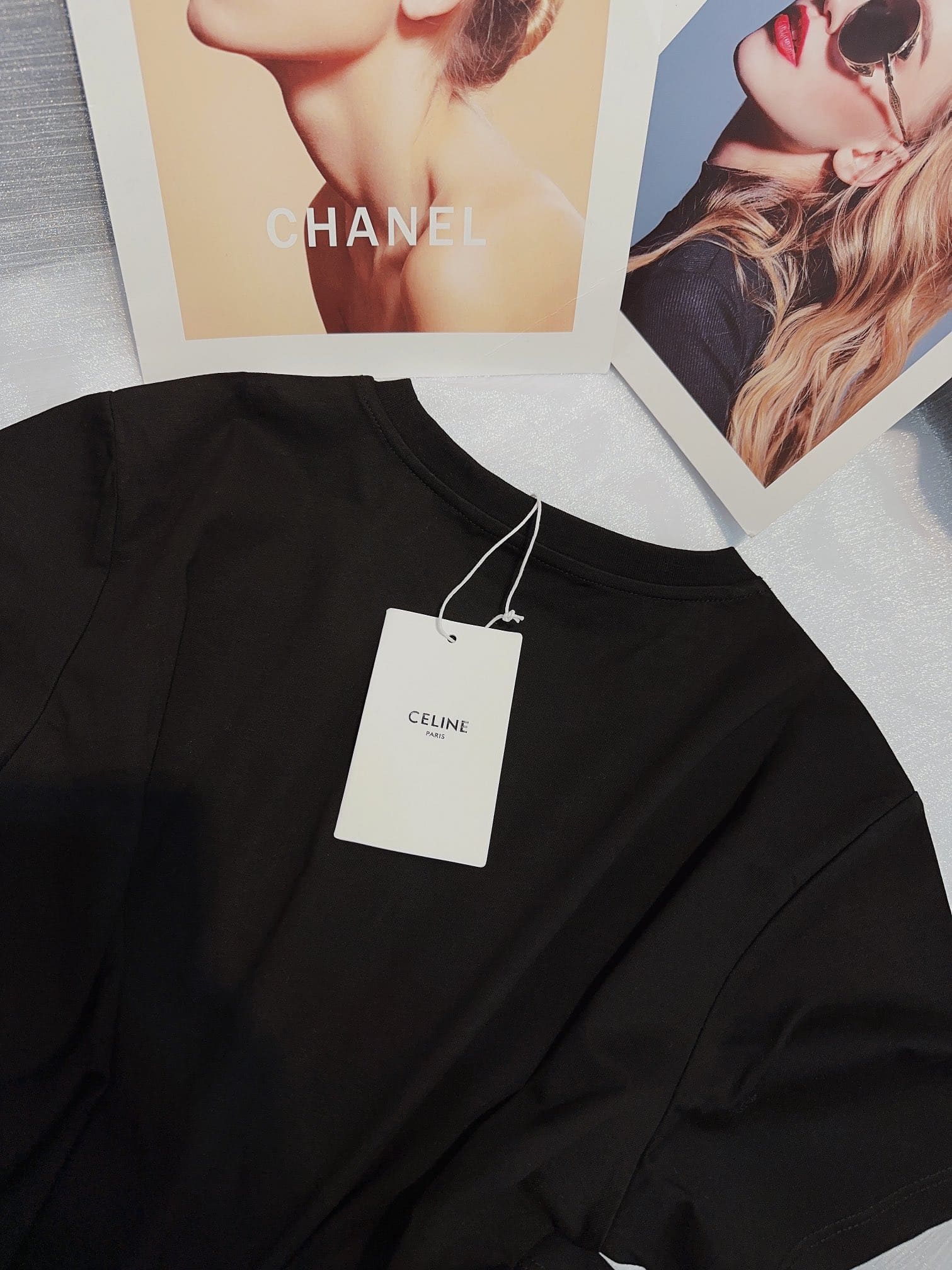 ÁO CELINE PARIS LOGO T SHIRT