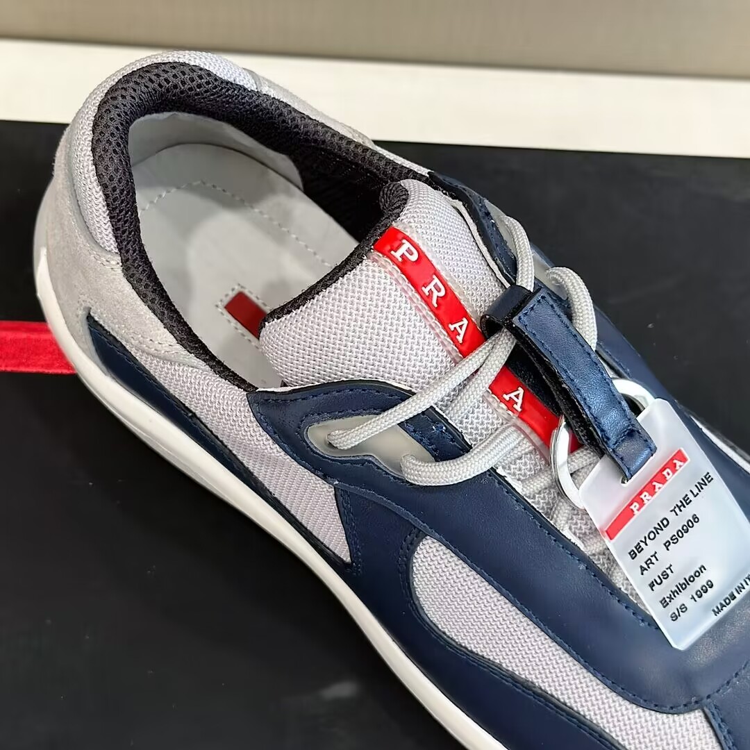 GIÀY PRADA RED LOGO SNEAKERS SHOES