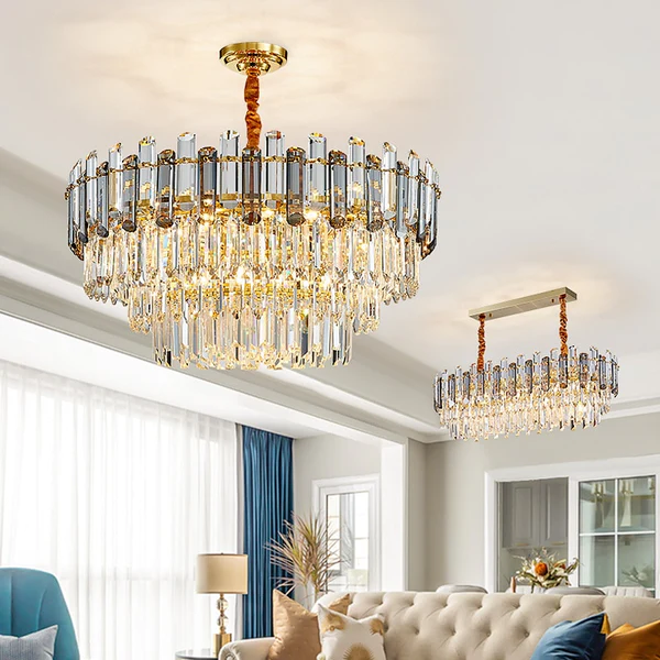 ĐÈN CHÙM Luis Crystal Cut Edge Chandelier