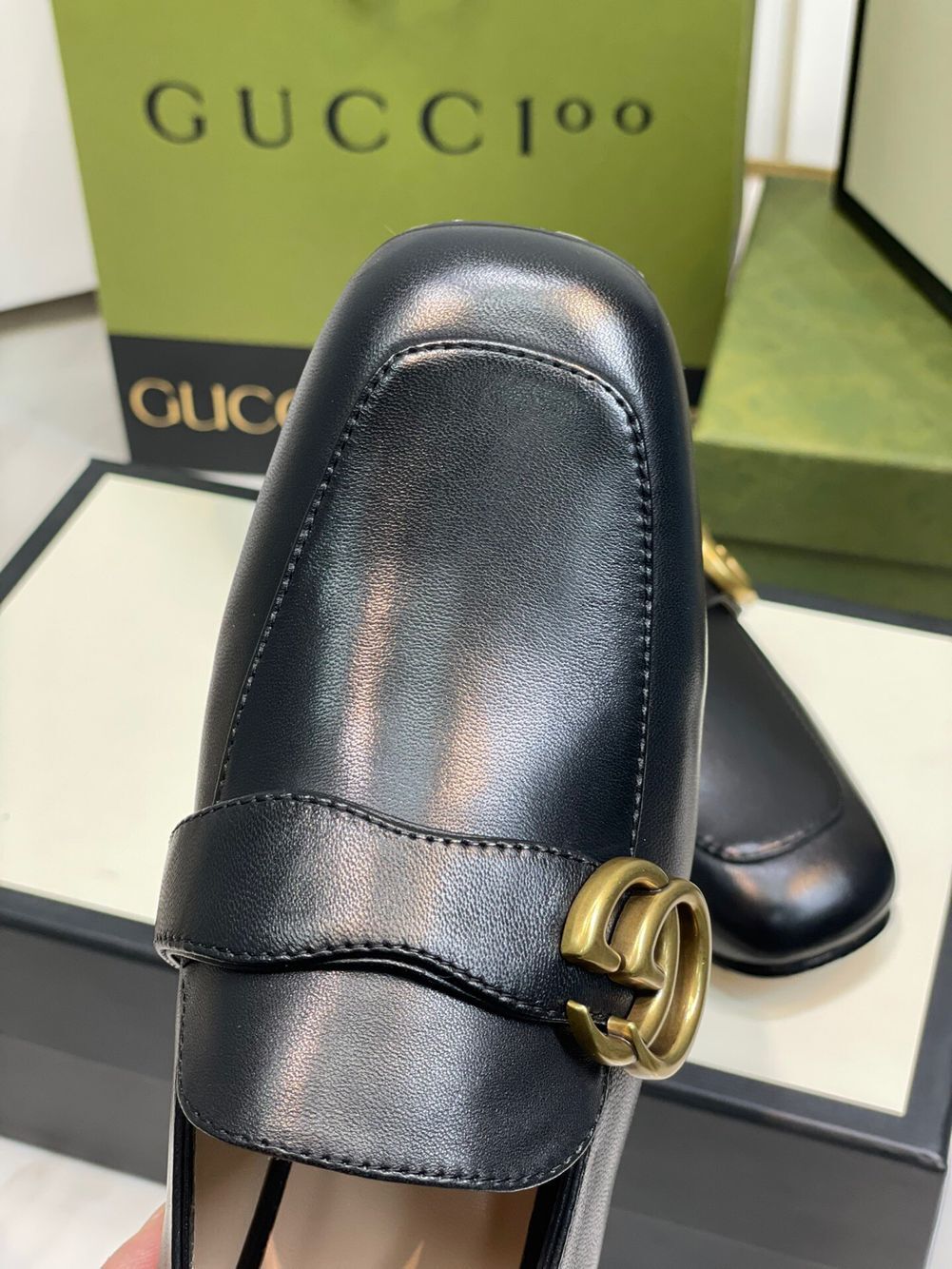 GIÀY GUCCI GG HEEL SHOES