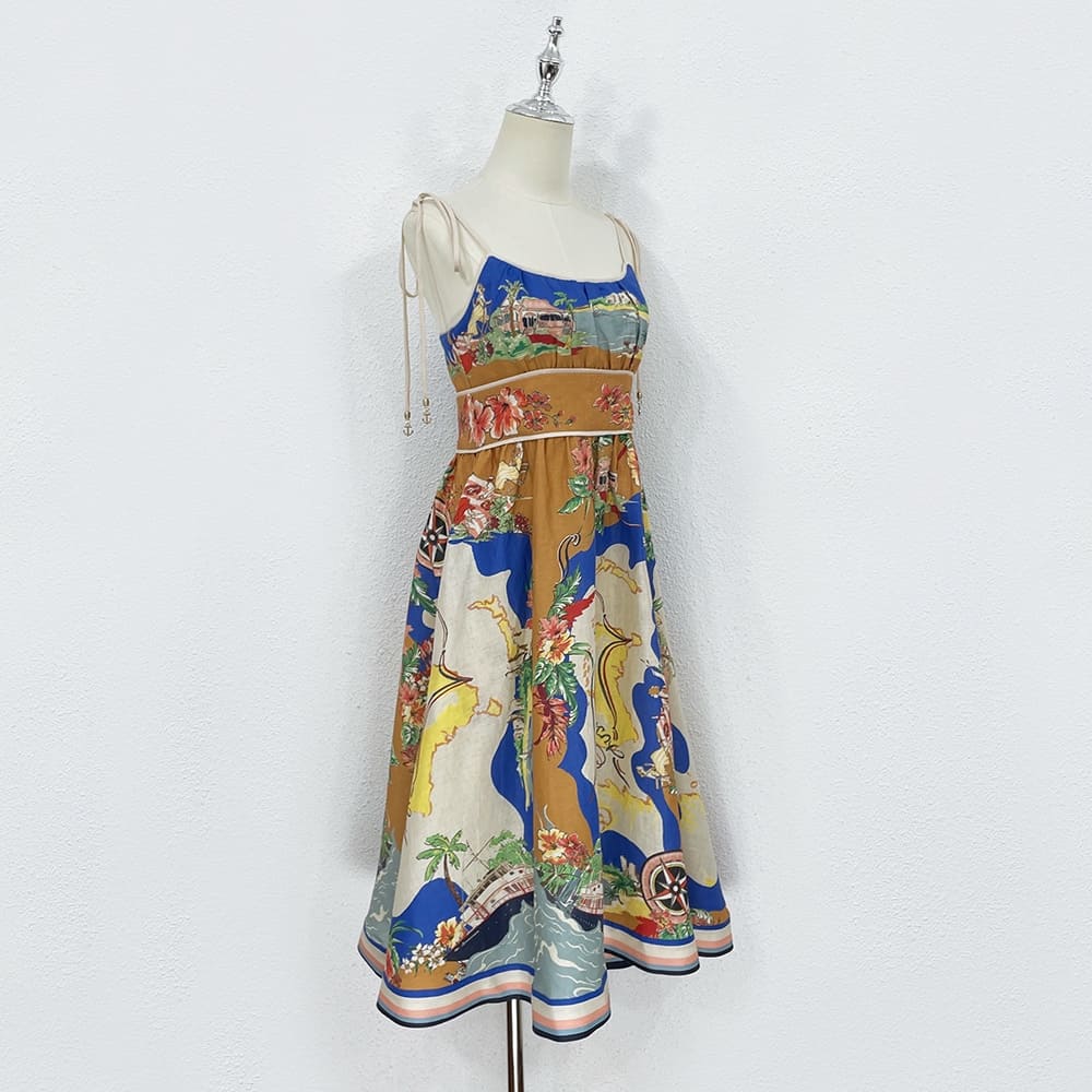 VÁY ZIMMERMANN Flower Vintage Dress High Classy