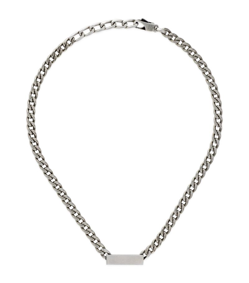 Vòng cổ GUCCI  Sterling Silver Logo Necklace