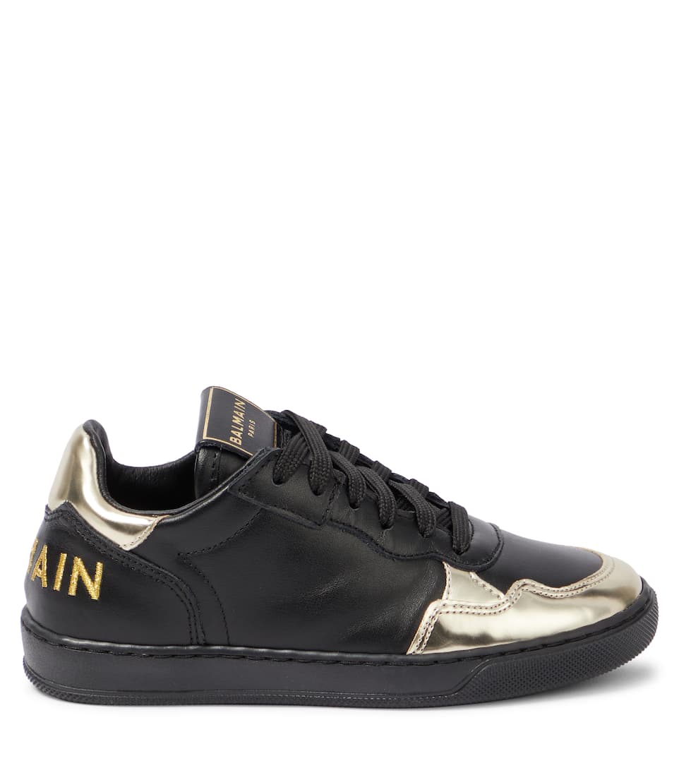 GIÀY BALMAIN KIDS Leather sneakers