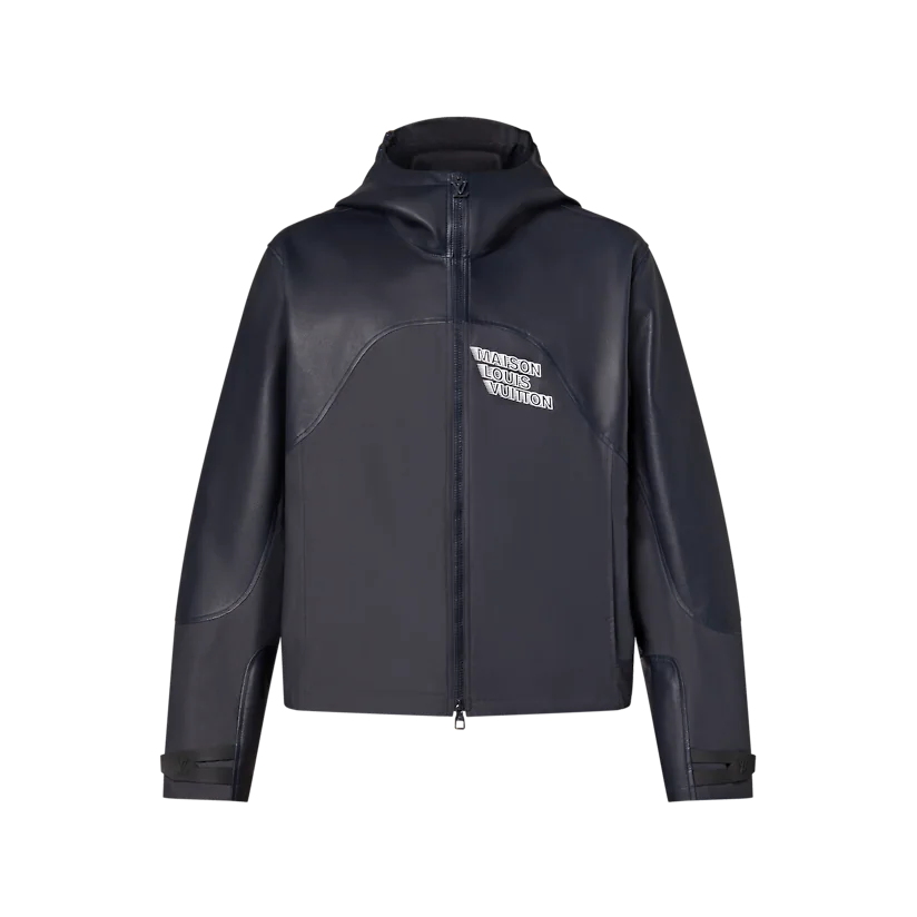 ÁO LOUIS VUITTON MIXED LEATHER BLOUSON