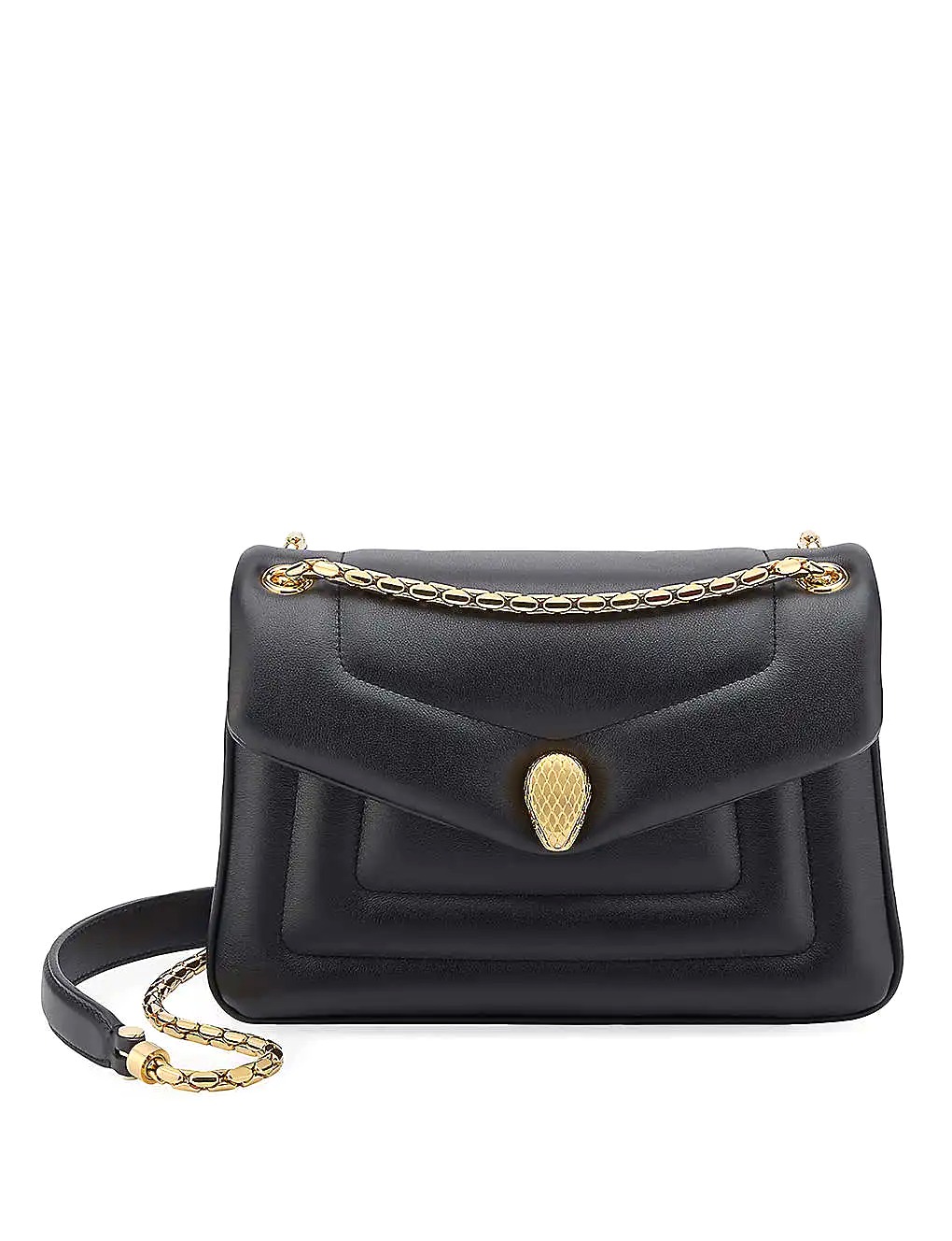 TÚI BVLGARI Serpenti Reverse leather cross-body bag