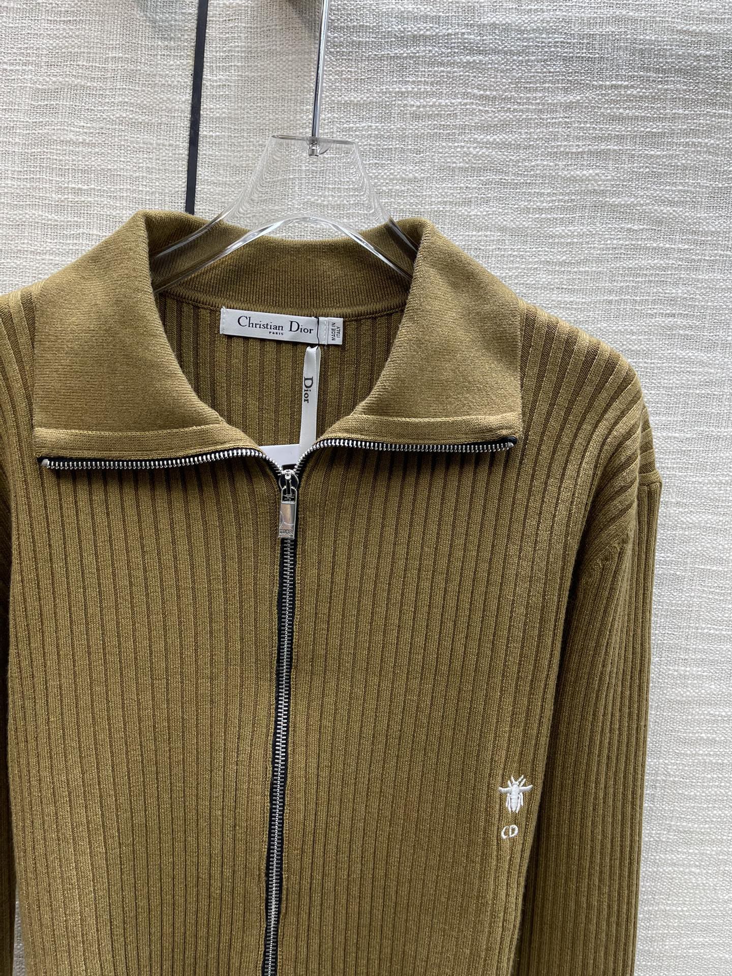ÁO DIOR Cardigan Brown Sweater