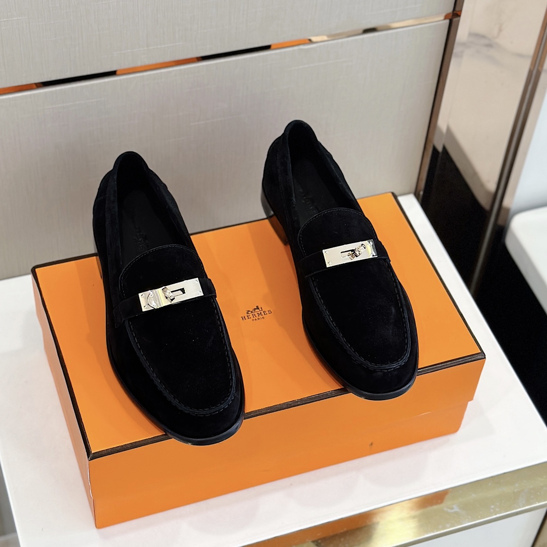 GIÀY HERMES LOAFER SHOES AAA