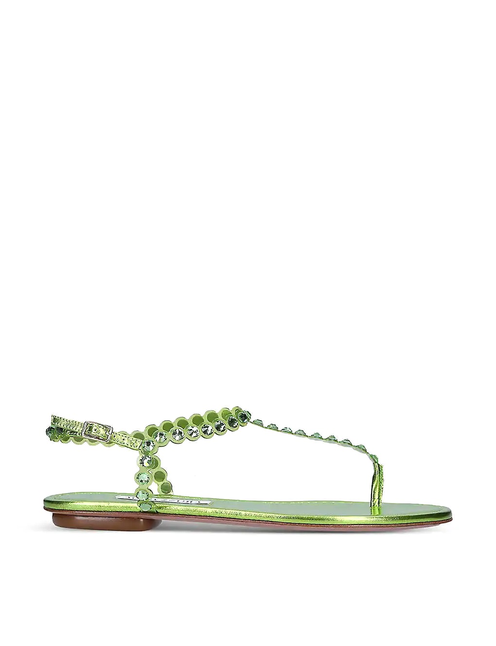 GIÀY AQUAZZURA Tequila embellished leather sandals