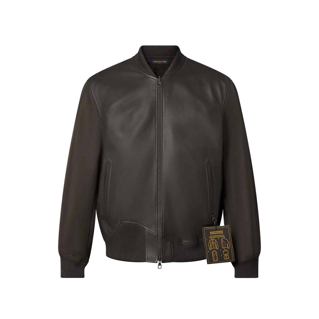 ÁO LOUIS VUITTON REVERSIBLE LEATHER NYLON BLOUSON