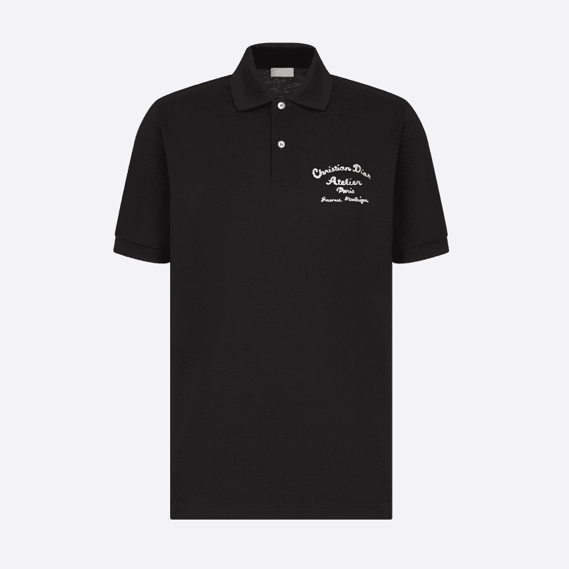 ÁO DIOR POLO SHIRT MÀU ĐEN UNISEX