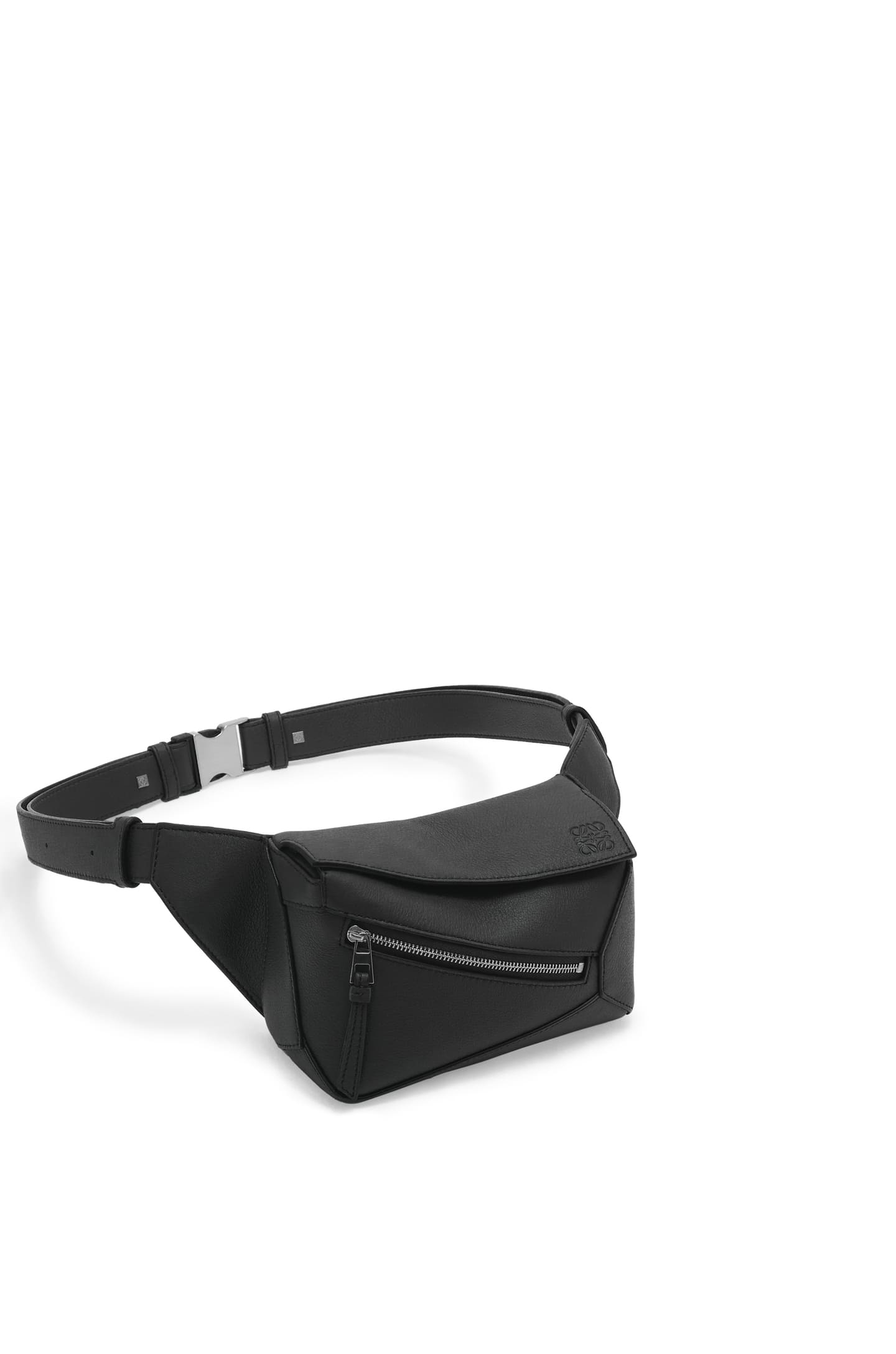 Túi LOEWE Mini Puzzle Bumbag in classic calfskin black unisex