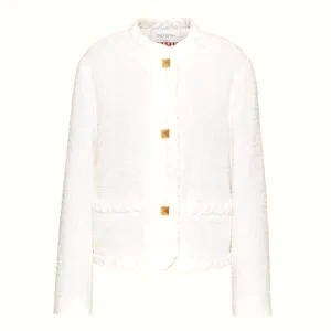 ÁO Valentino Women Cotton Tweed Jacket