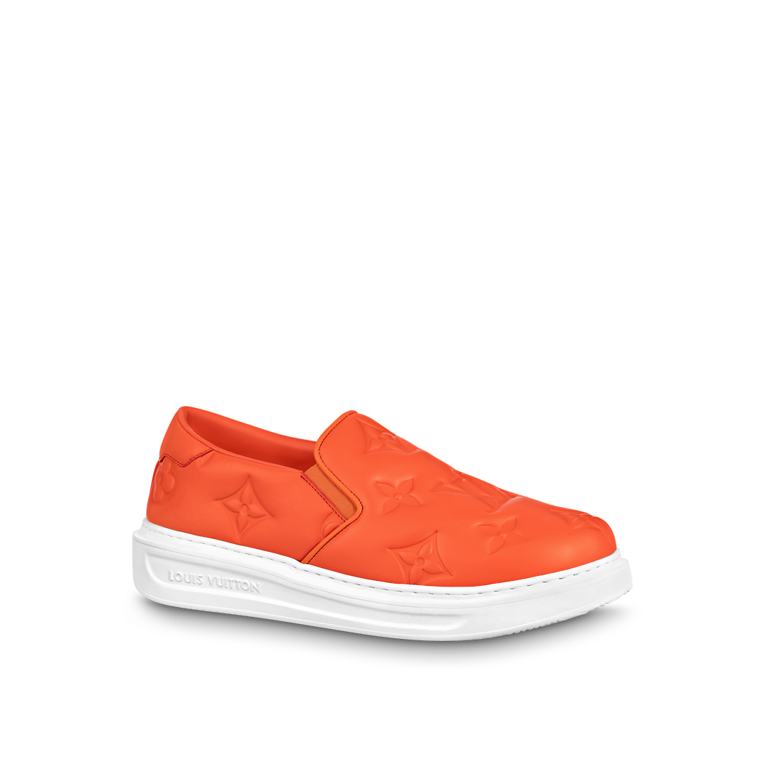 GIÀY LOUIS VUITTON BEVERLY HILLS SLIP ON ORANGE