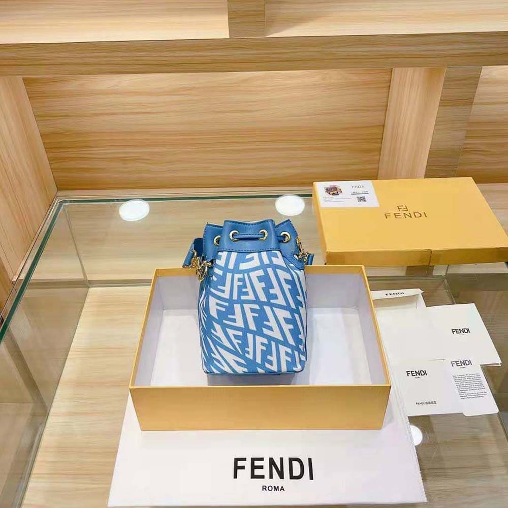 TÚI Fendi Women Mon Tresor Leather Mini Bag-Brown