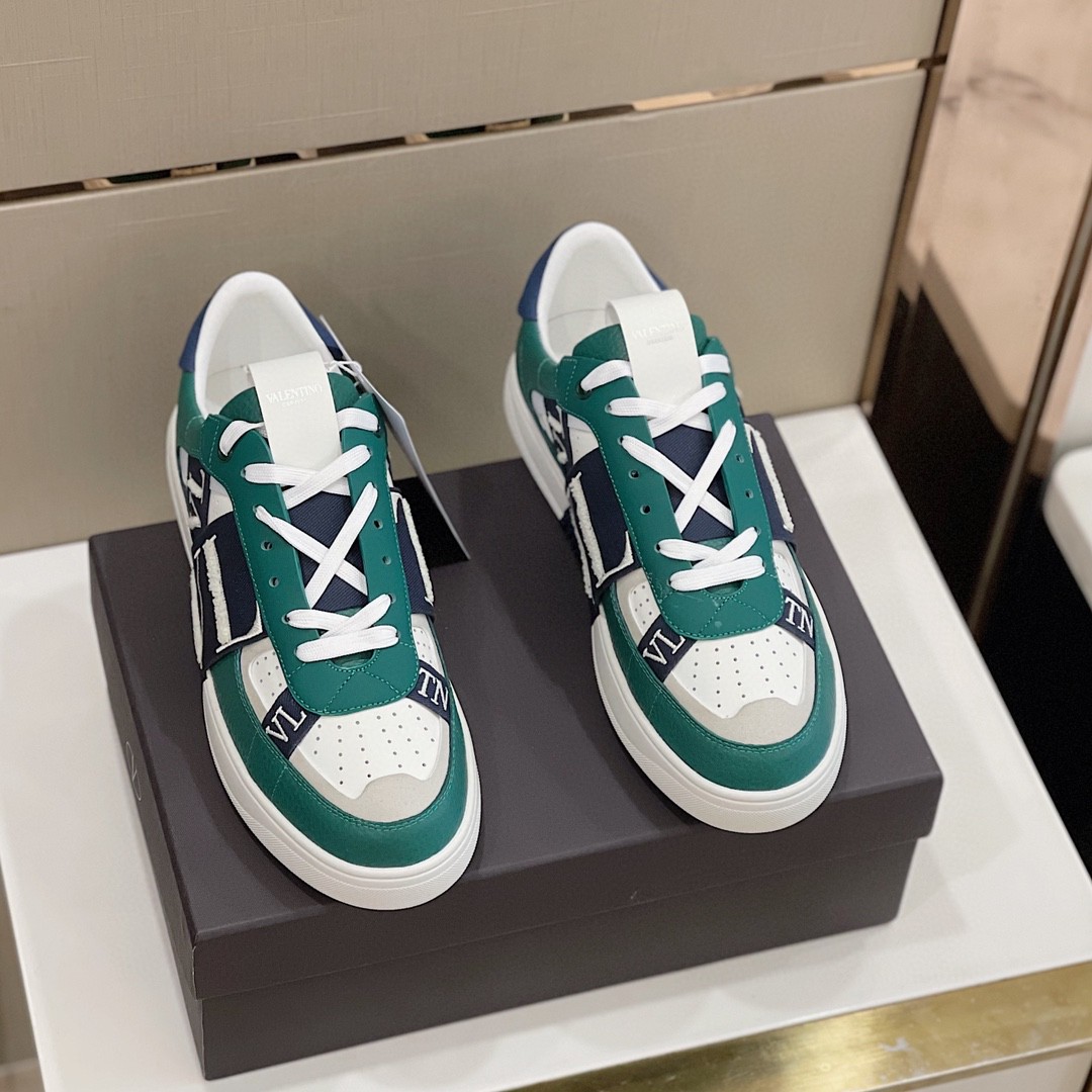 GIÀY VALENTINO VLTN LEATHER SNEAKER SHOES AAA