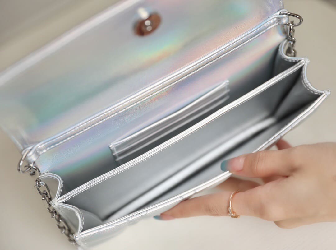 TÚI CHRISTIAN DIOR Lady Dior Top Handle Clutch Scarlet Pearl Cannage Lambskin ánh trai