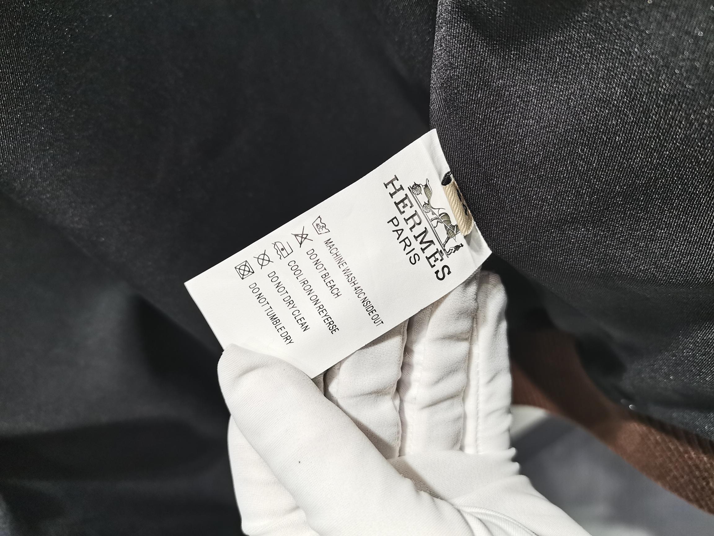 ÁO HERMES LEATHER JACKET