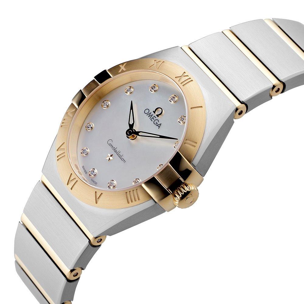 ĐỒNG HỒ OMEGA Constellation Manhattan 18ct Rose Gold Diamond Ladies Watch