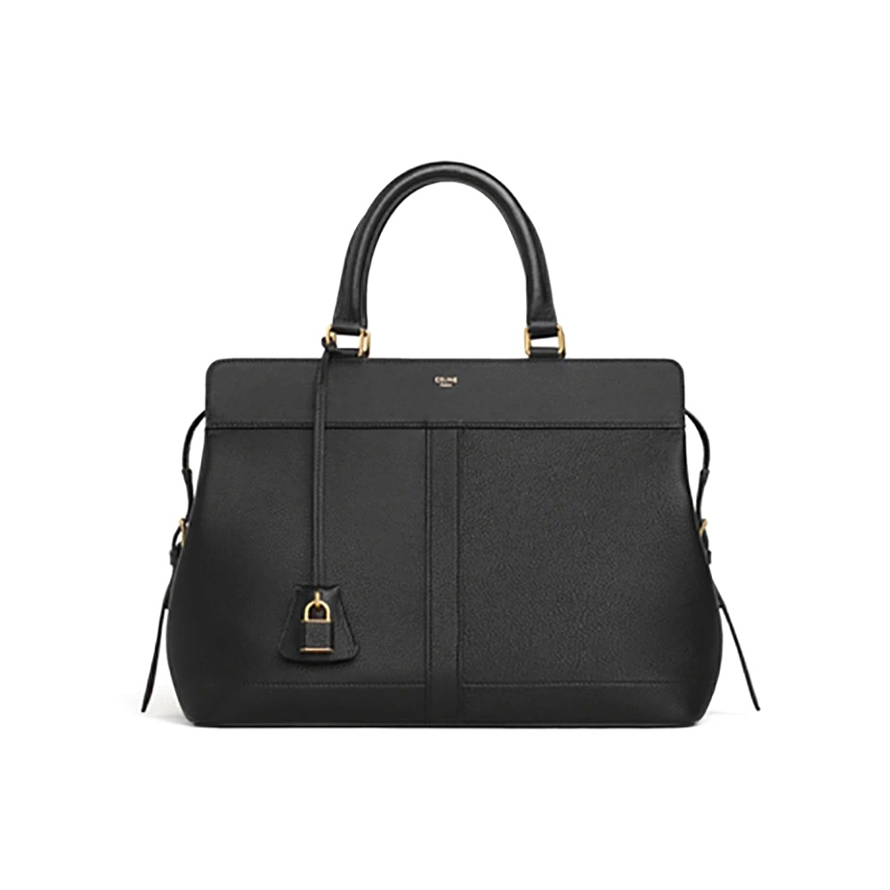TÚI Celine Women Medium Cabas DE France Bag in Grained Calfskin