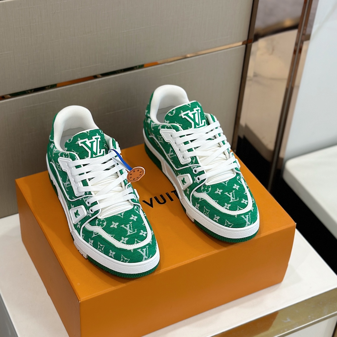 GIÀY LOUIS VUITTON TRAINER MONOGRAM SNEAKERS SHOES AAA