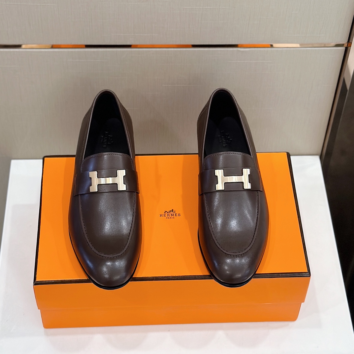 GIÀY HERMES LOAFER SHOES AAA