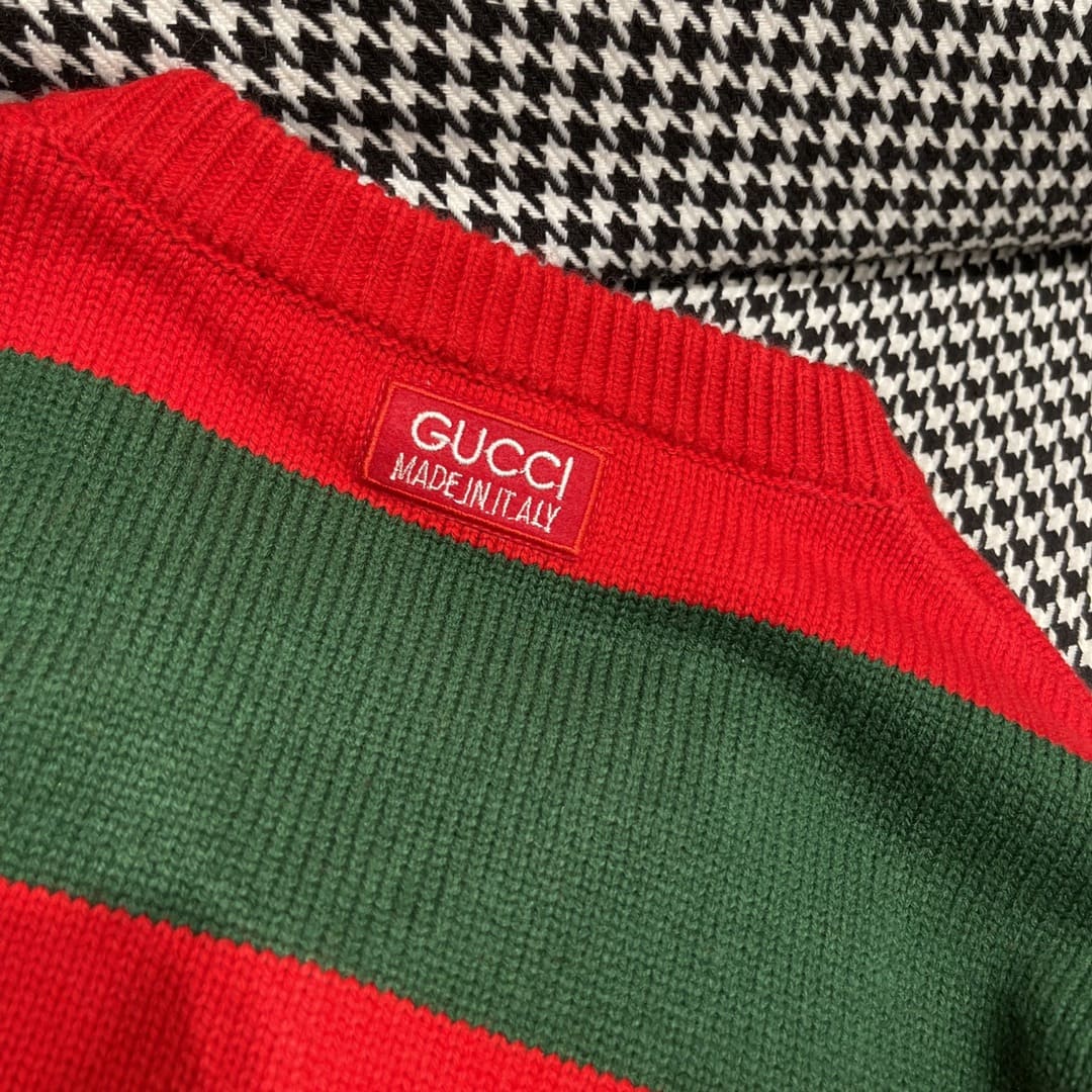 ÁO GUCCI GG V Neck Logo Sweater