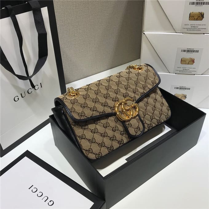 TÚI Gucci GG marmont small shoulder bag black Top Quality