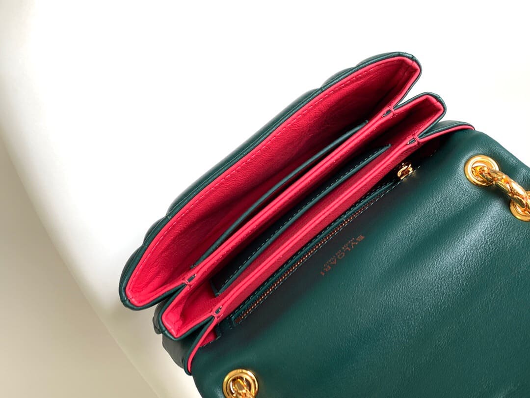 TÚI BVLGARI SERPENTI CALFSKIN GREEN