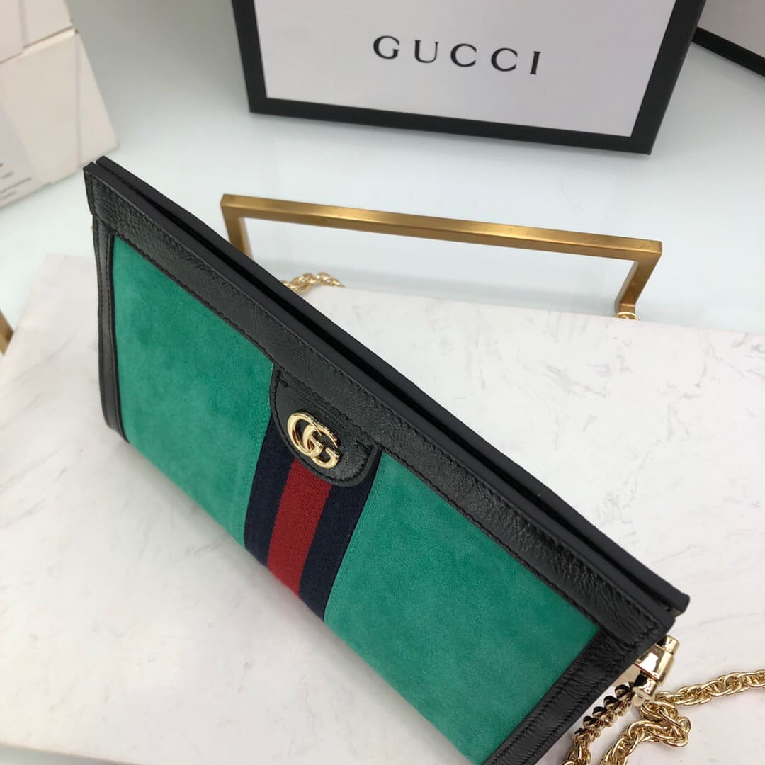 TÚI Gucci Ophidia GG small shoulder bag green Top Quality