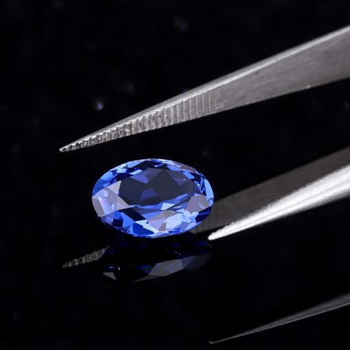 SYNTHENTIC GEMSTONE BLUE SAPPHIRE