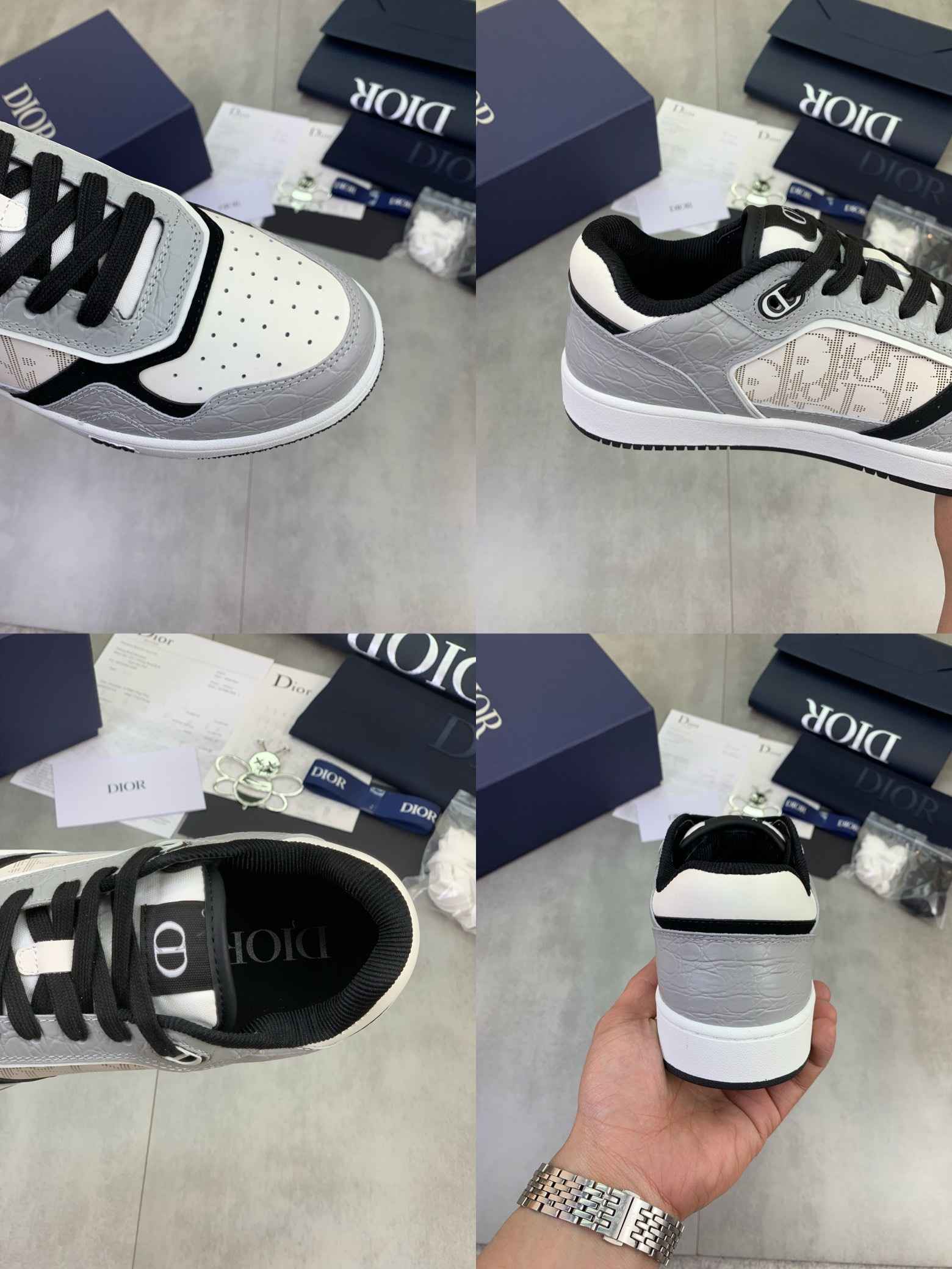 GIÀY CHRISTIAN DIOR LEATHER SNEAKER SHOES AAA
