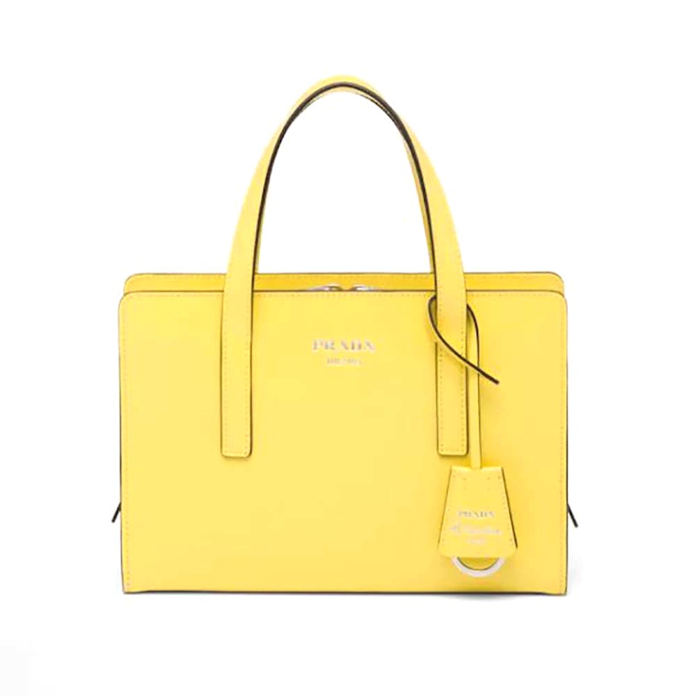 TÚI Prada Women Re-Edition 1995 Brushed-Leather Mini Handbag-Yellow