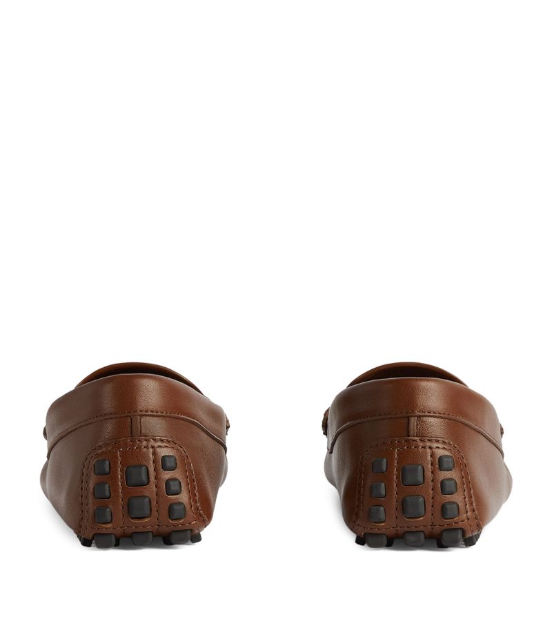 GIÀY GUCCI  Leather Interlocking G Driving Shoes