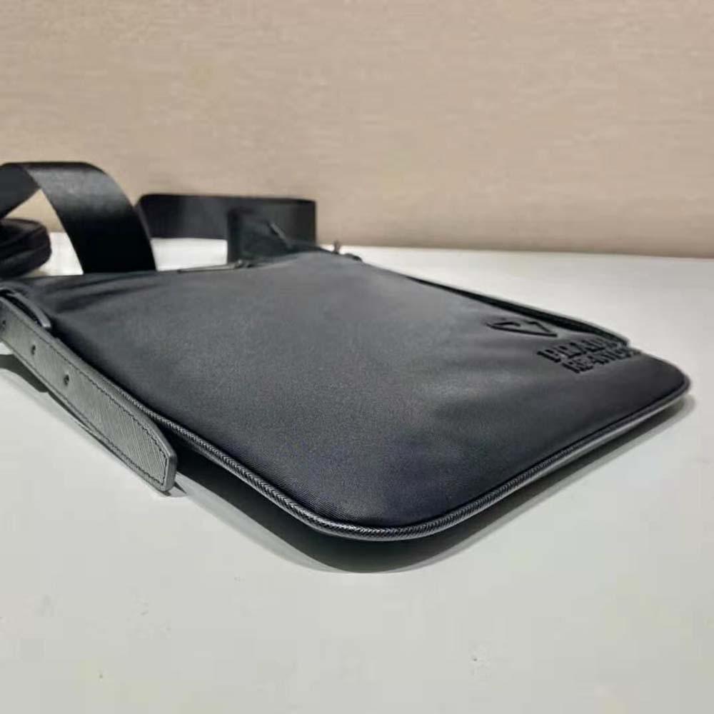 TÚI PRADA Re-Nylon and Saffiano Leather Shoulder Bag