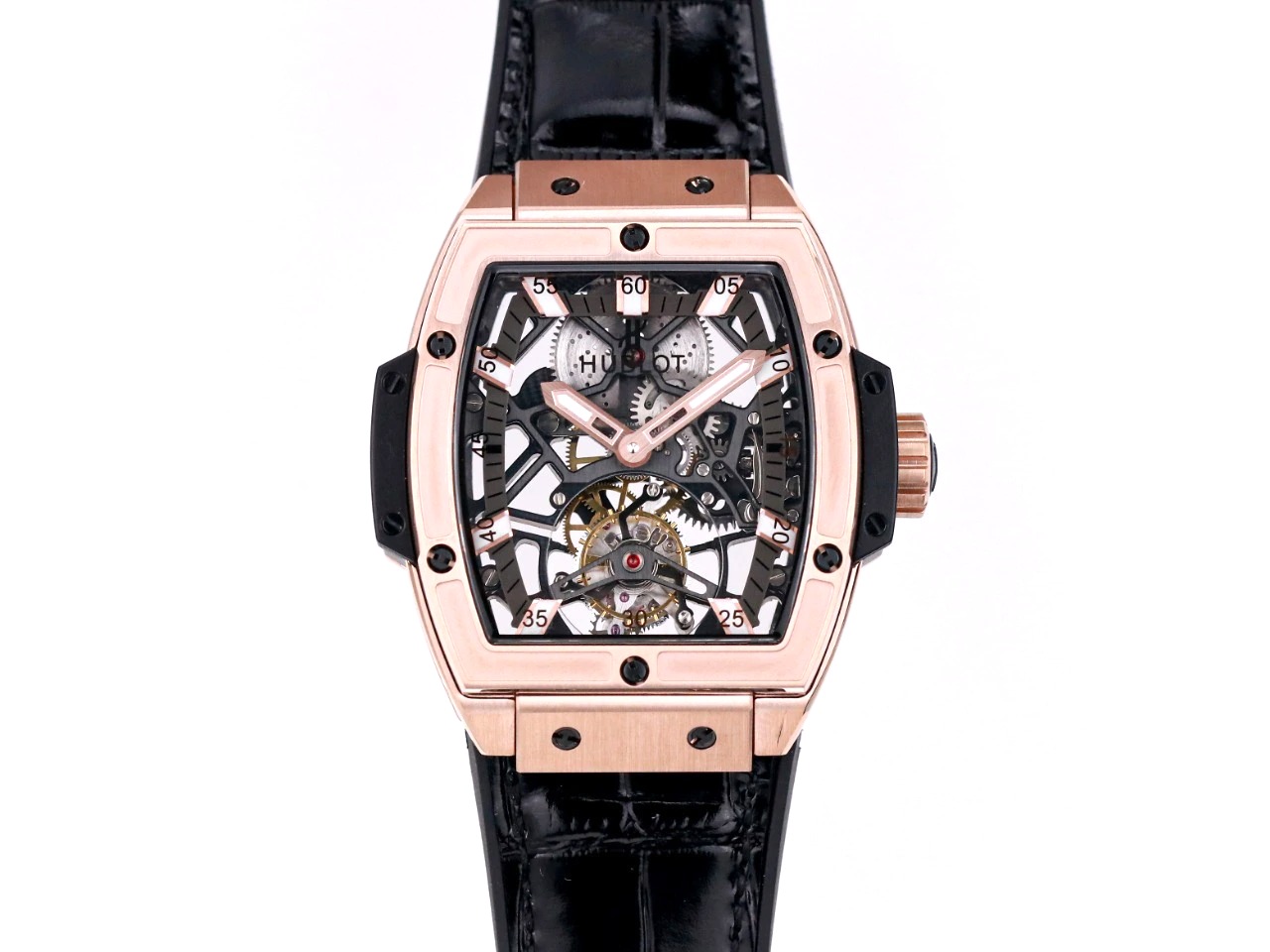ĐỒNG HỒ HUBLOT MASTERPIECE Series Tonneau Tourbillon Gold