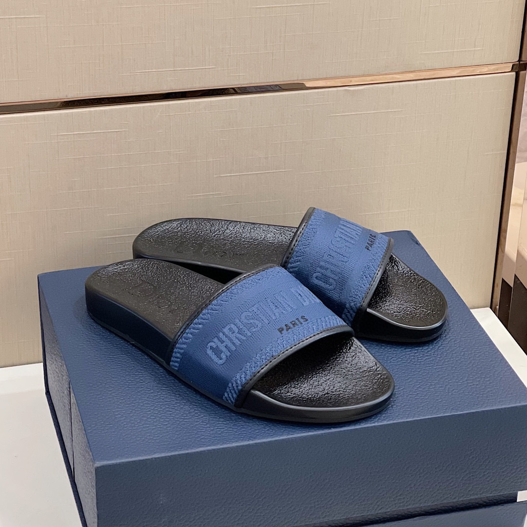 DÉP DIOR OBLIQUE MAN SLIPPER