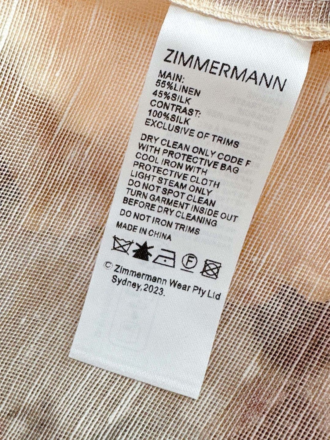 ÁO ZIMMERMANN Flower Vintage Dress