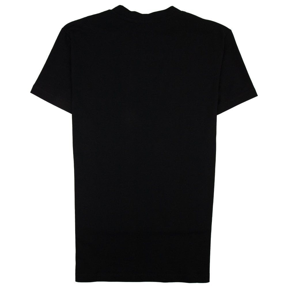 ÁO BALMAIN Metallic Logo T-Shirt Black