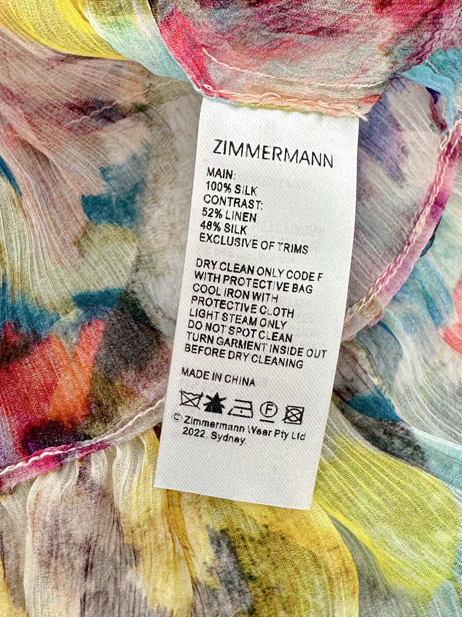 VÁY ZIMMERMANN Flower Vintage Dress