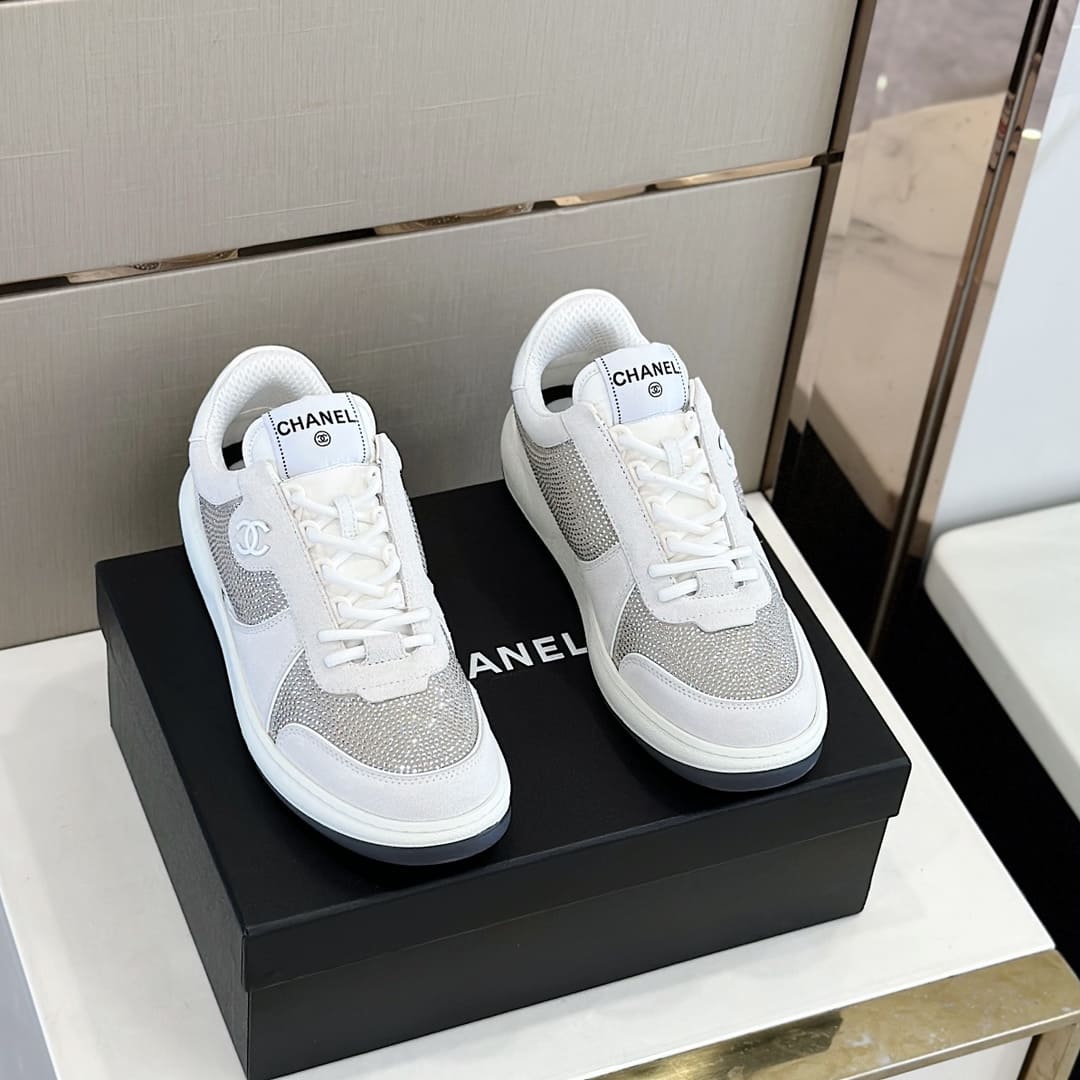 GIÀY CHANEL CC LOGO SNEAKERS SHOES AAA