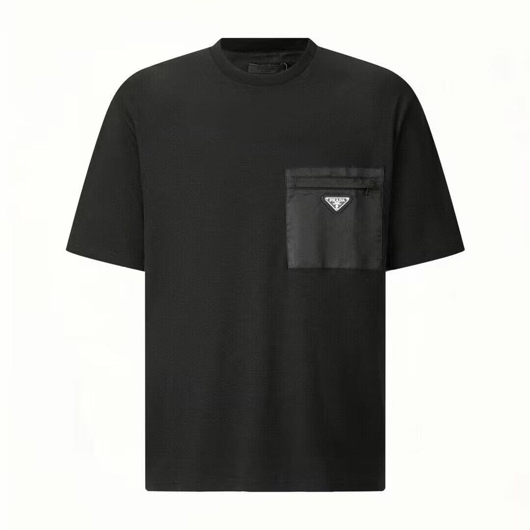 ÁO PRADA POCKET T SHIRT MÀU ĐEN UNISEX