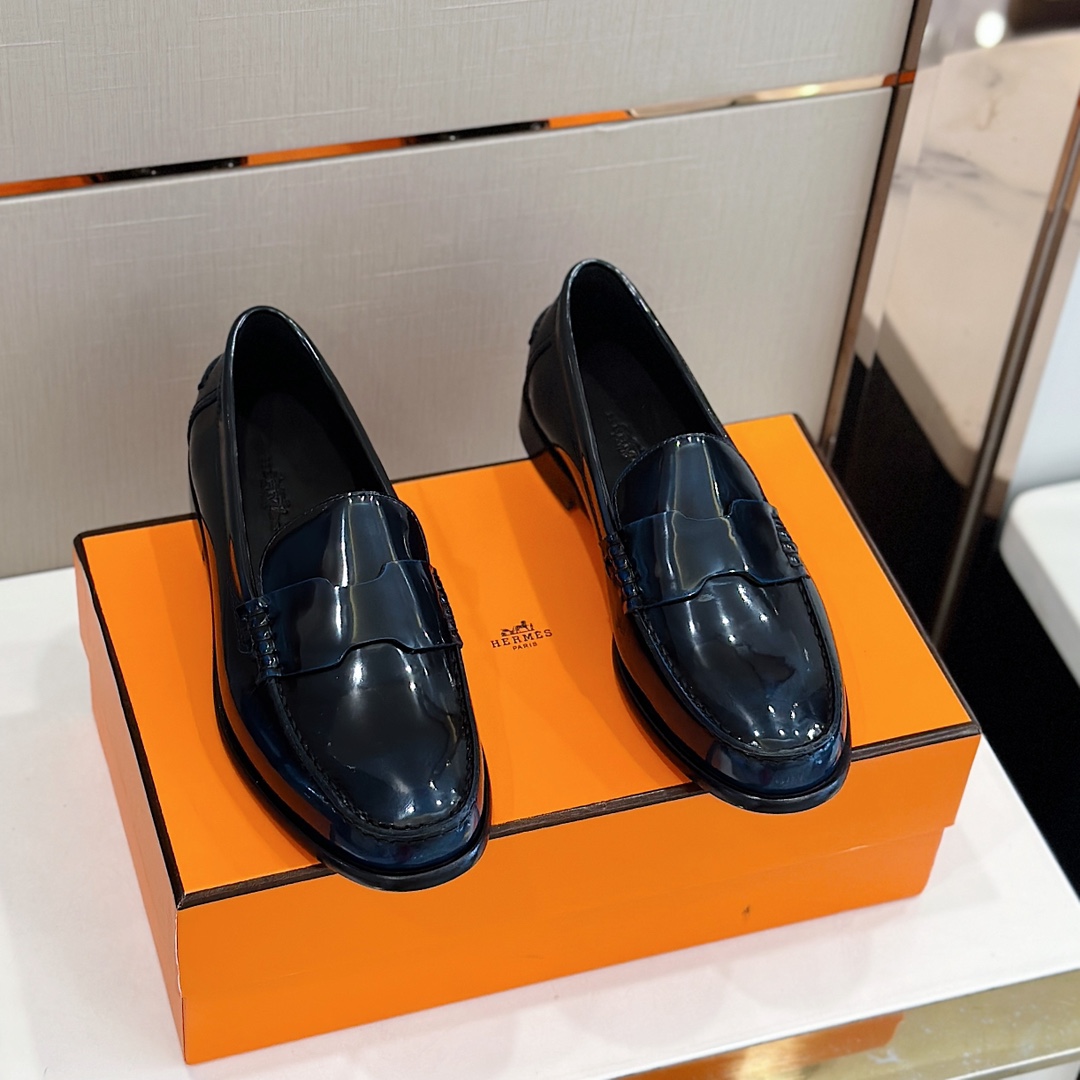 GIÀY HERMES LOAFER SHOES AAA