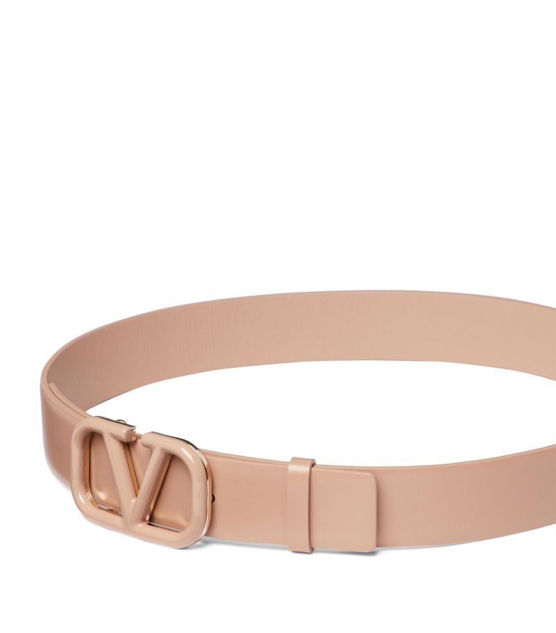 DÂY LƯNG VALENTINO GARAVANI  Leather Logo Belt 3CM