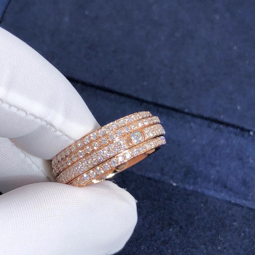 NHẪN PIAGET 18K Rose Gold Diamonds
